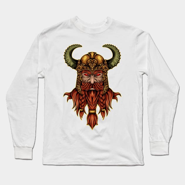 King of the viking Long Sleeve T-Shirt by JagatKreasi